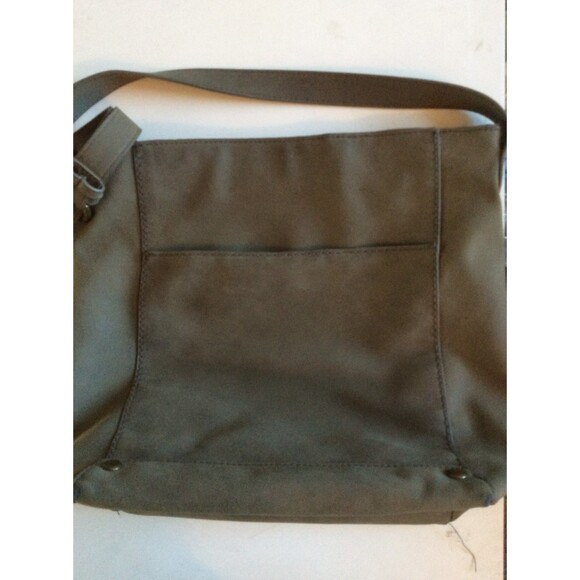 Army Green Heavy Canvas Crossbody Messenger Bag B2 - Picture 1 of 3